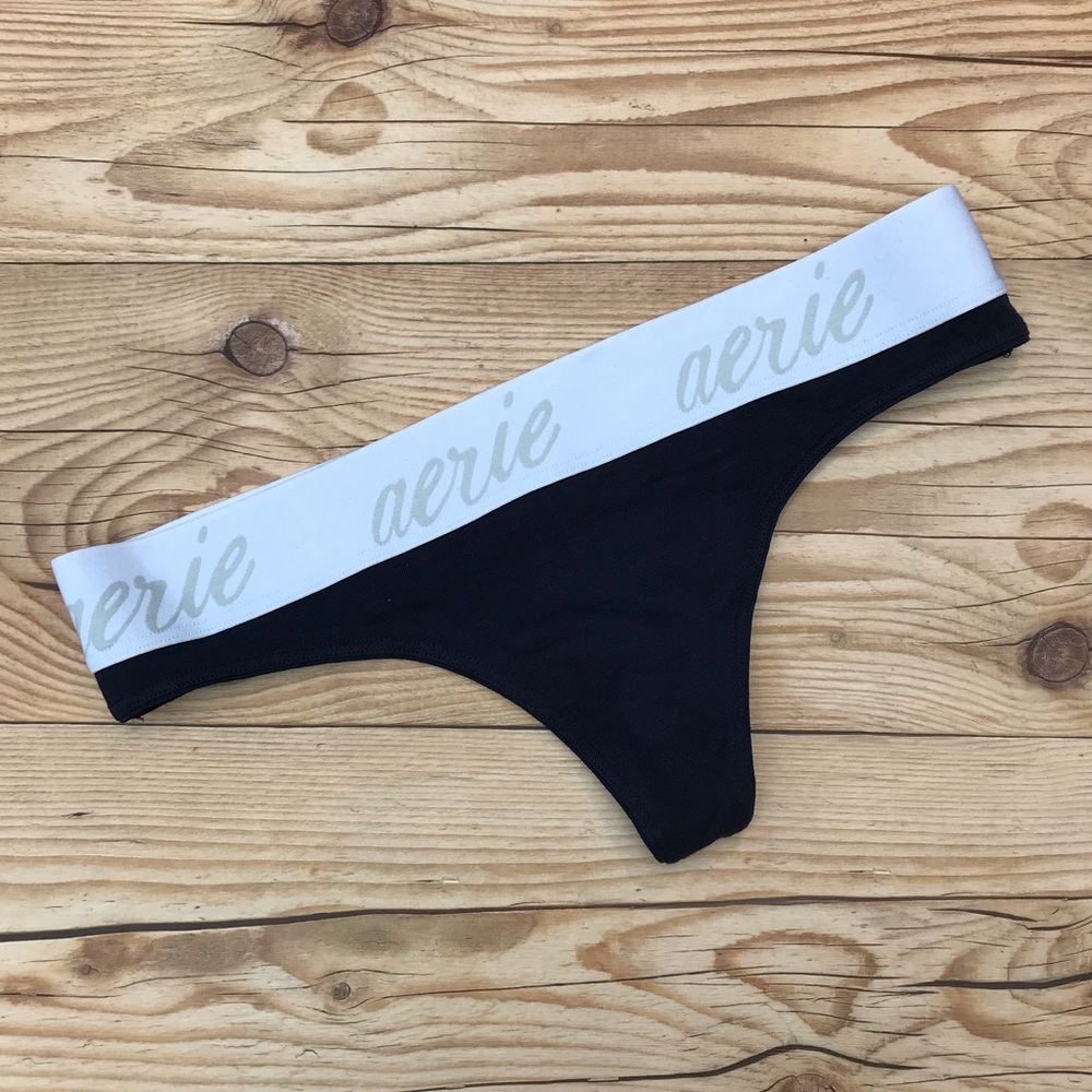 Aerie Women’s Navy Thong Panties